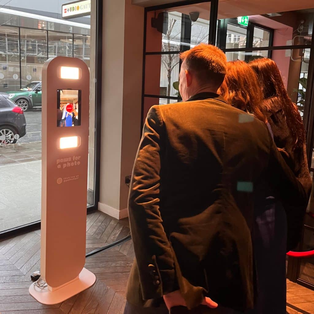 Selfie Pod in action