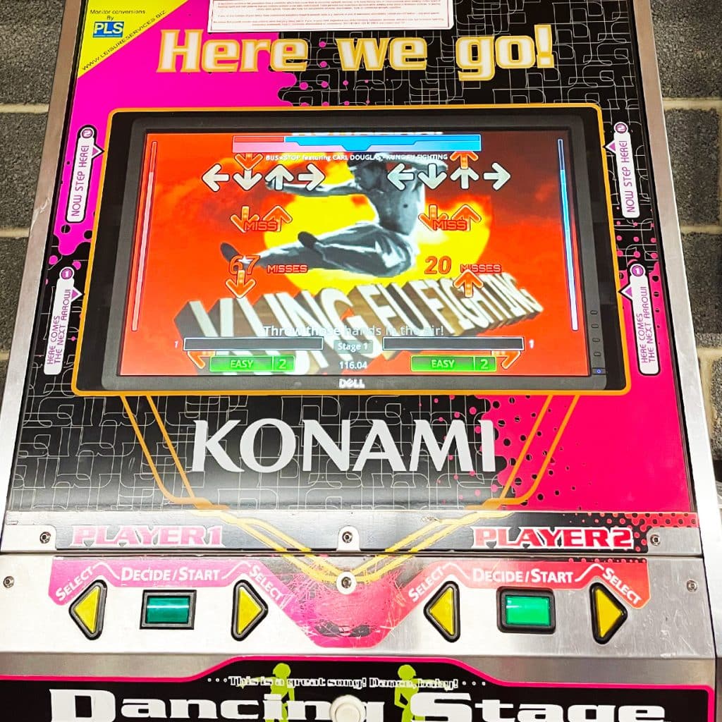 Dance machine screen