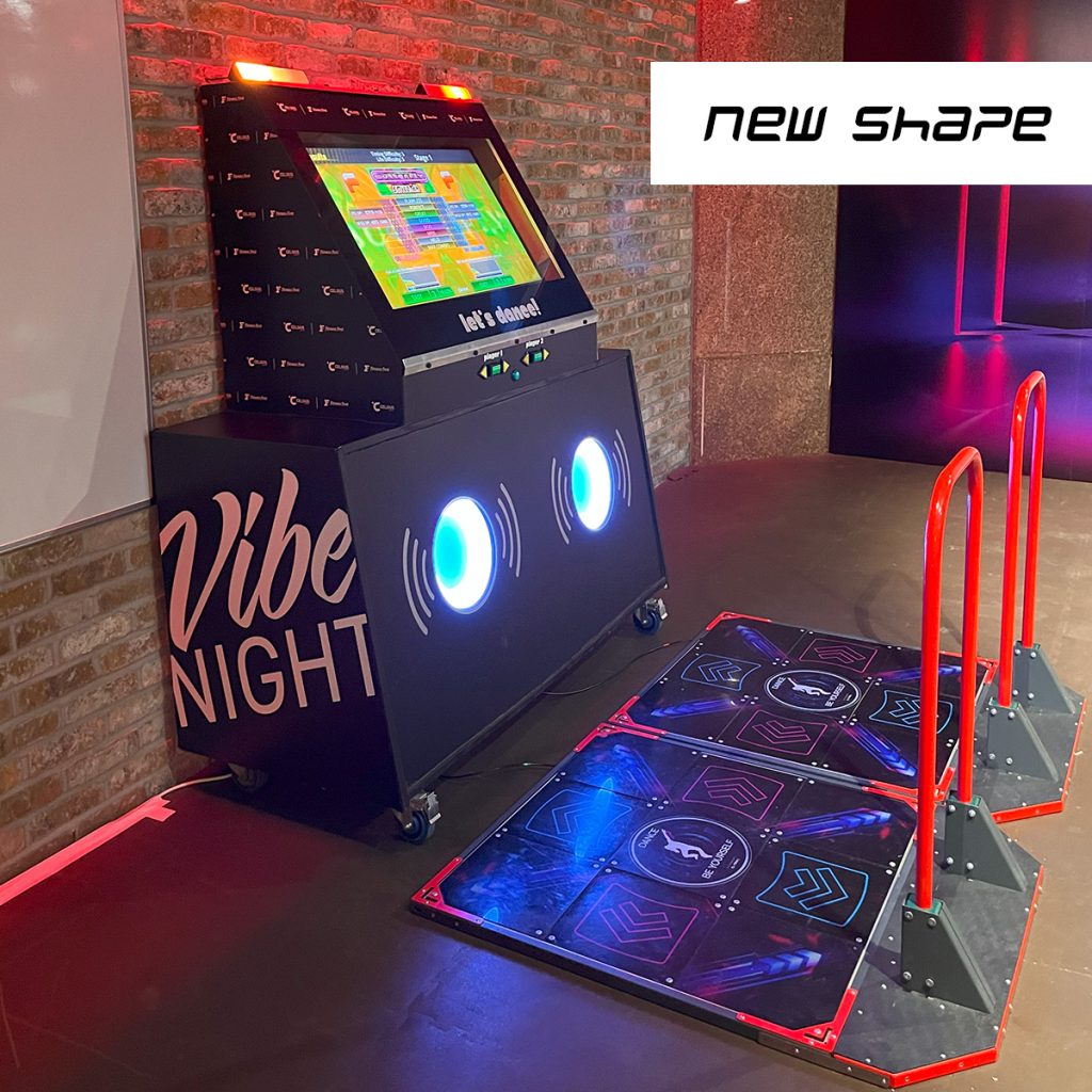new shape dance machine with custom branding