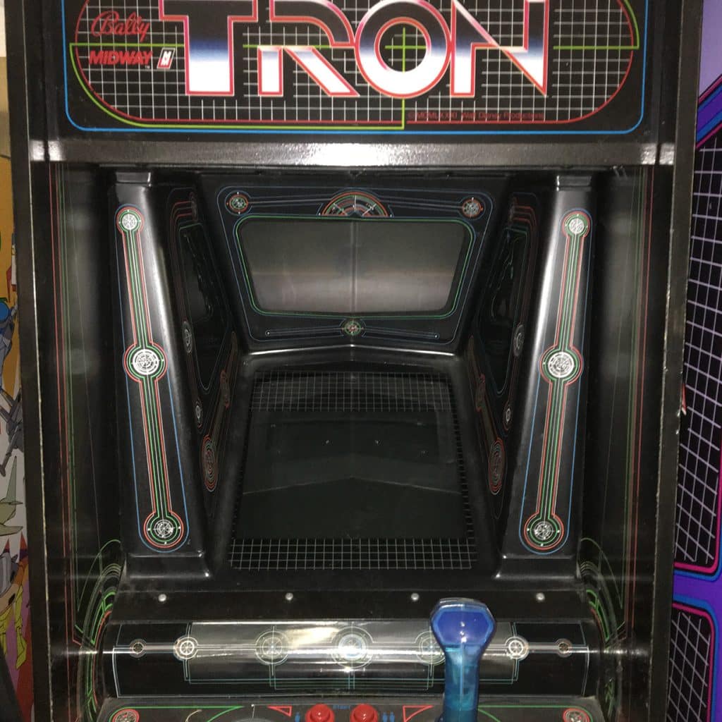 Tron Arcade Game Close up