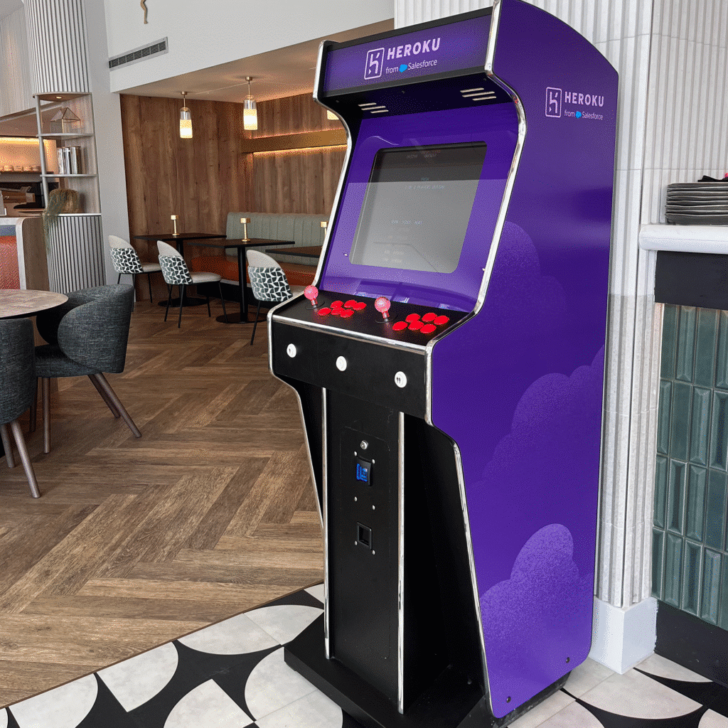 Custom branded Multiplay machine saleforce