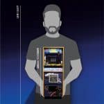 Space Invaders Mini Arcade Size